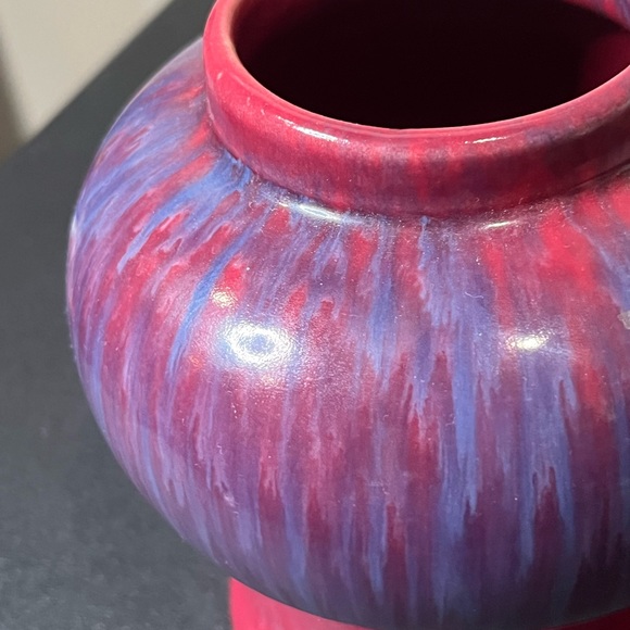 Beautiful Vintage Flambé Porcelain Vase Oxblood/Sang de Boeuf - Picture 5 of 12